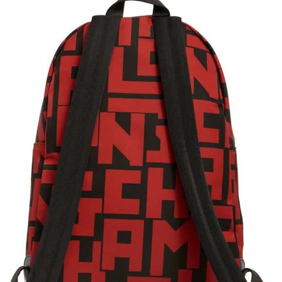 Longchamp Newest Quality Backpack Logo Red Black main image 7